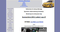Desktop Screenshot of jimmys.dk