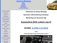 Tablet Screenshot of jimmys.dk
